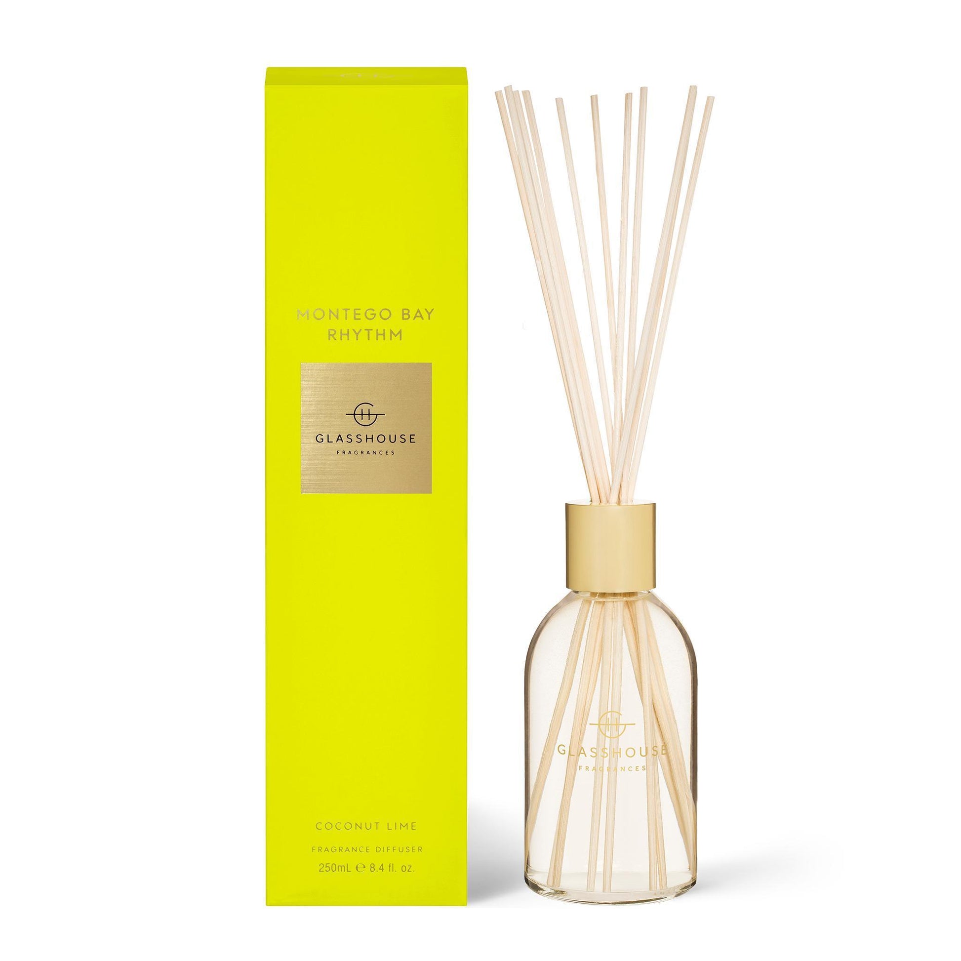 Diffuser 250ml - Montego Bay Rhythm - Glasshouse Fragrances - FUDGE Gifts Home Lifestyle