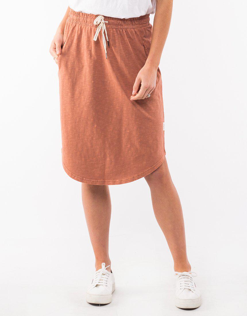 Fundamental Isla Skirt - Terracotta - Elm Lifestyle - FUDGE Gifts Home Lifestyle