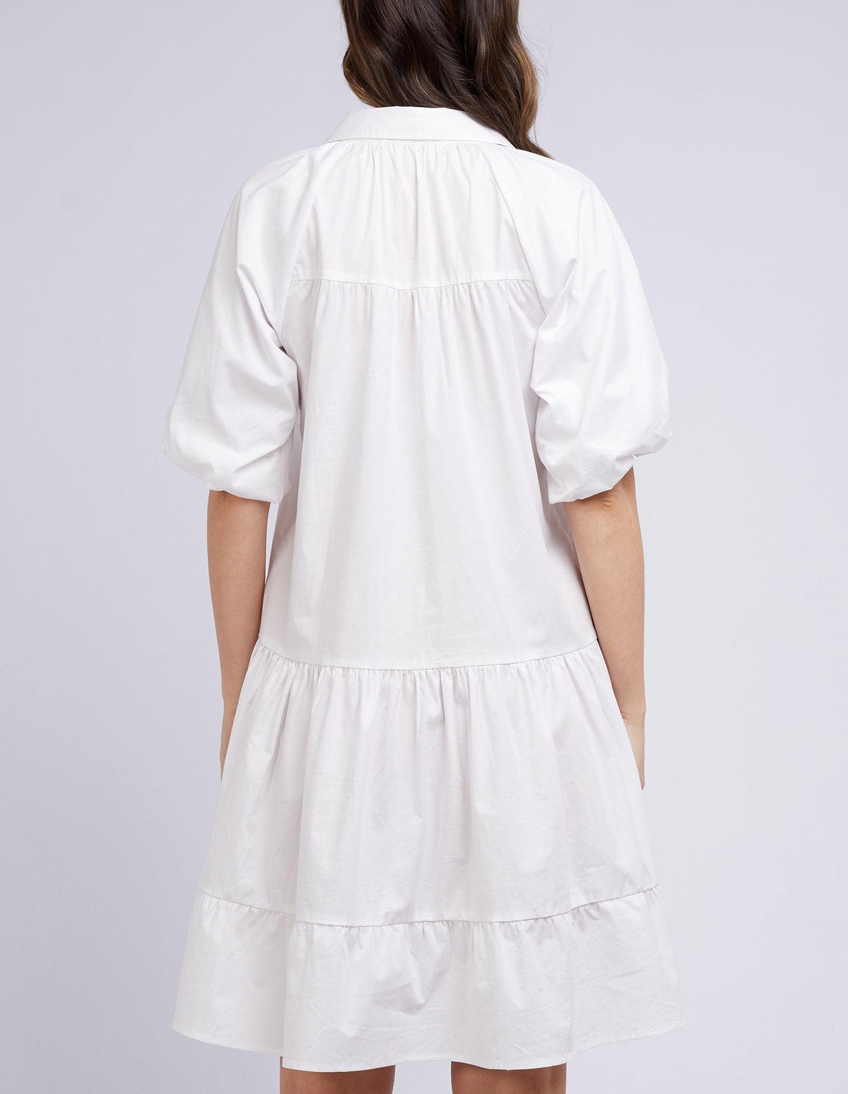 Georgina Tiered Dress - White - Foxwood - FUDGE Gifts Home Lifestyle