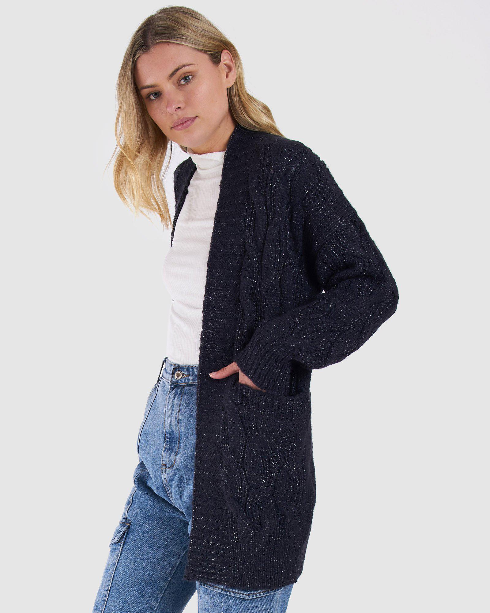 Grace Cardigan - Navy - Sass - FUDGE Gifts Home Lifestyle
