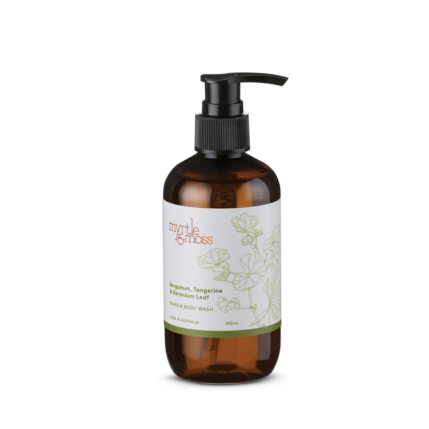 Hand & Body Wash 250ml - Bergamot - Myrtle & Moss - FUDGE Gifts Home Lifestyle