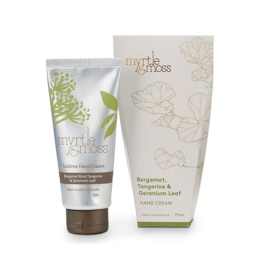 Hand Cream 75ml - Bergamot - Myrtle & Moss - FUDGE Gifts Home Lifestyle