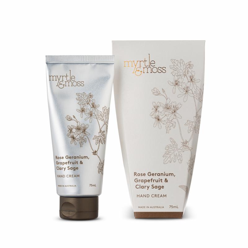 Hand Cream 75ml - Rose Geranium - Myrtle & Moss - FUDGE Gifts Home Lifestyle