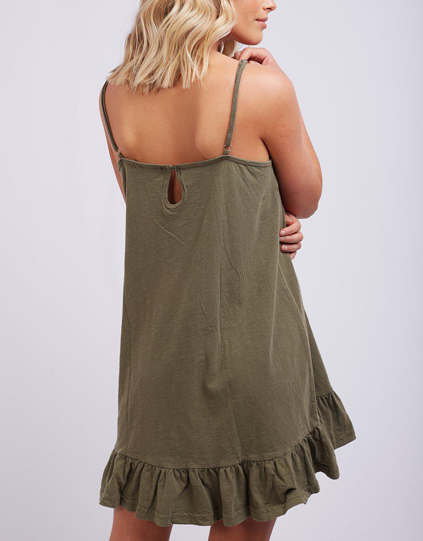 Holly Dress - Khaki - All About Eve - FUDGE Gifts Home Lifestyle