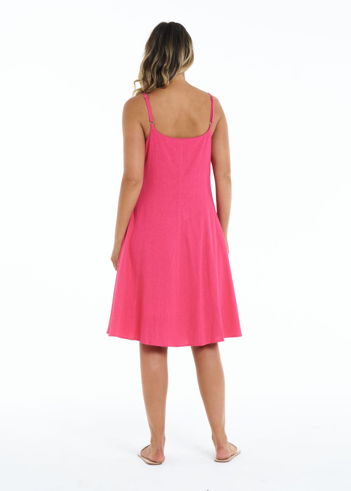 Kelsey Dress - Flamingo - Betty Basics - FUDGE Gifts Home Lifestyle