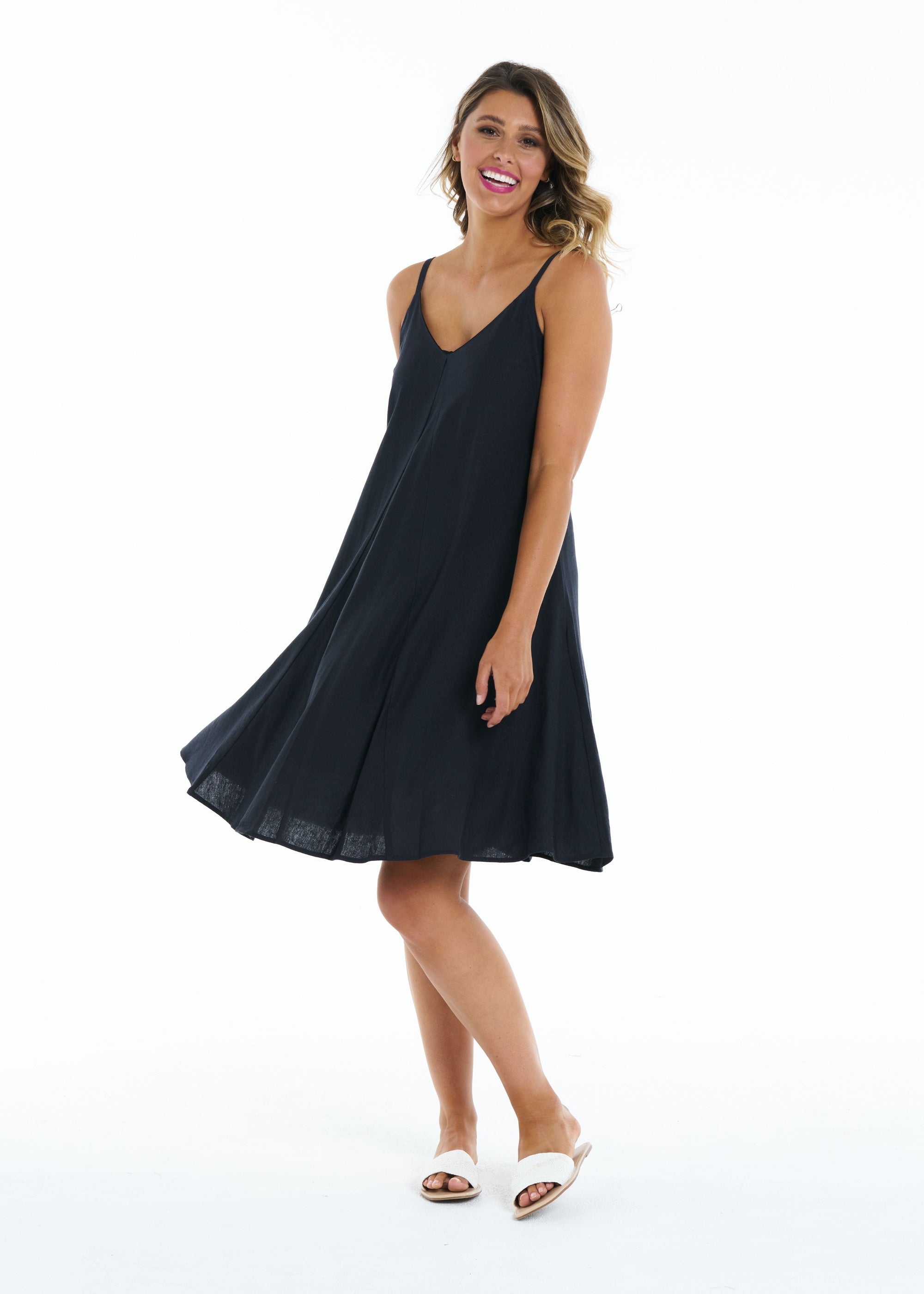 Kelsey Dress - Indi Grey - Betty Basics - FUDGE Gifts Home Lifestyle