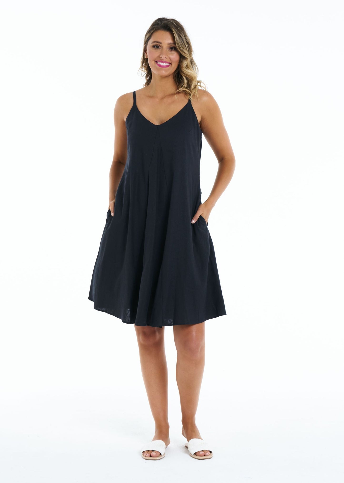 Kelsey Dress - Indi Grey - Betty Basics - FUDGE Gifts Home Lifestyle