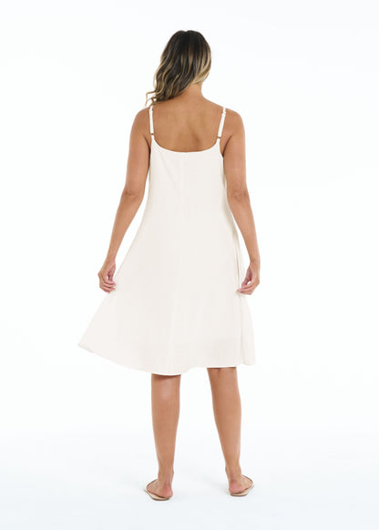 Kelsey Dress - White - Betty Basics - FUDGE Gifts Home Lifestyle