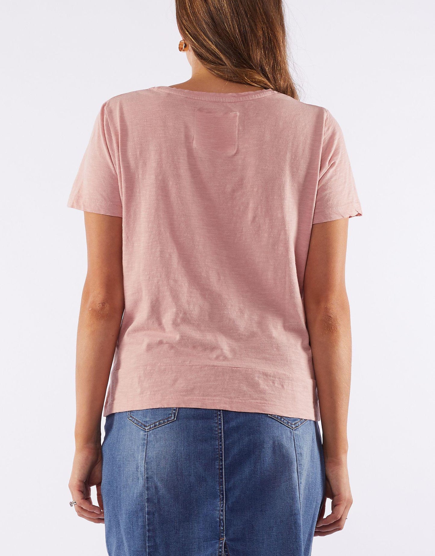 Knot Front Crop Tee - Pink - Foxwood - FUDGE Gifts Home Lifestyle