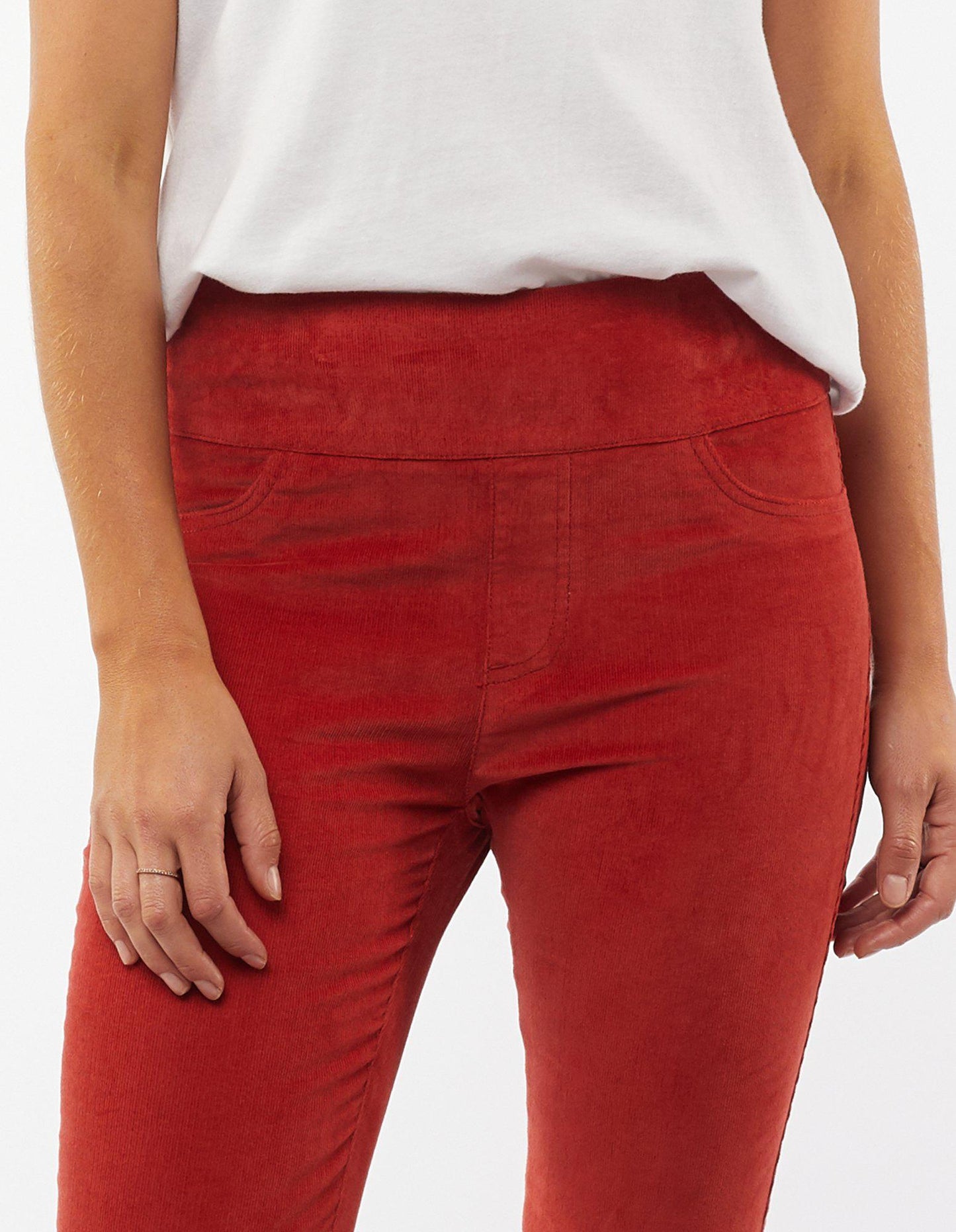 Leila Cord Pant - Rust - Elm Lifestyle - FUDGE Gifts Home Lifestyle