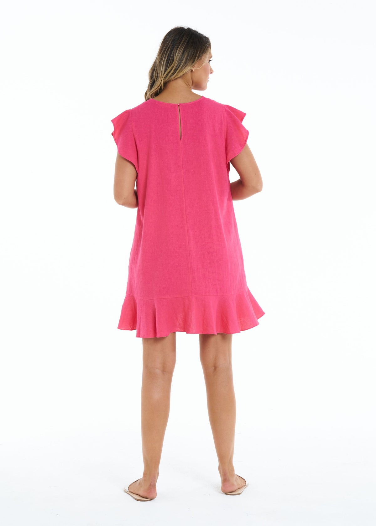 Maree Dress - Flamingo - Betty Basics - FUDGE Gifts Home Lifestyle