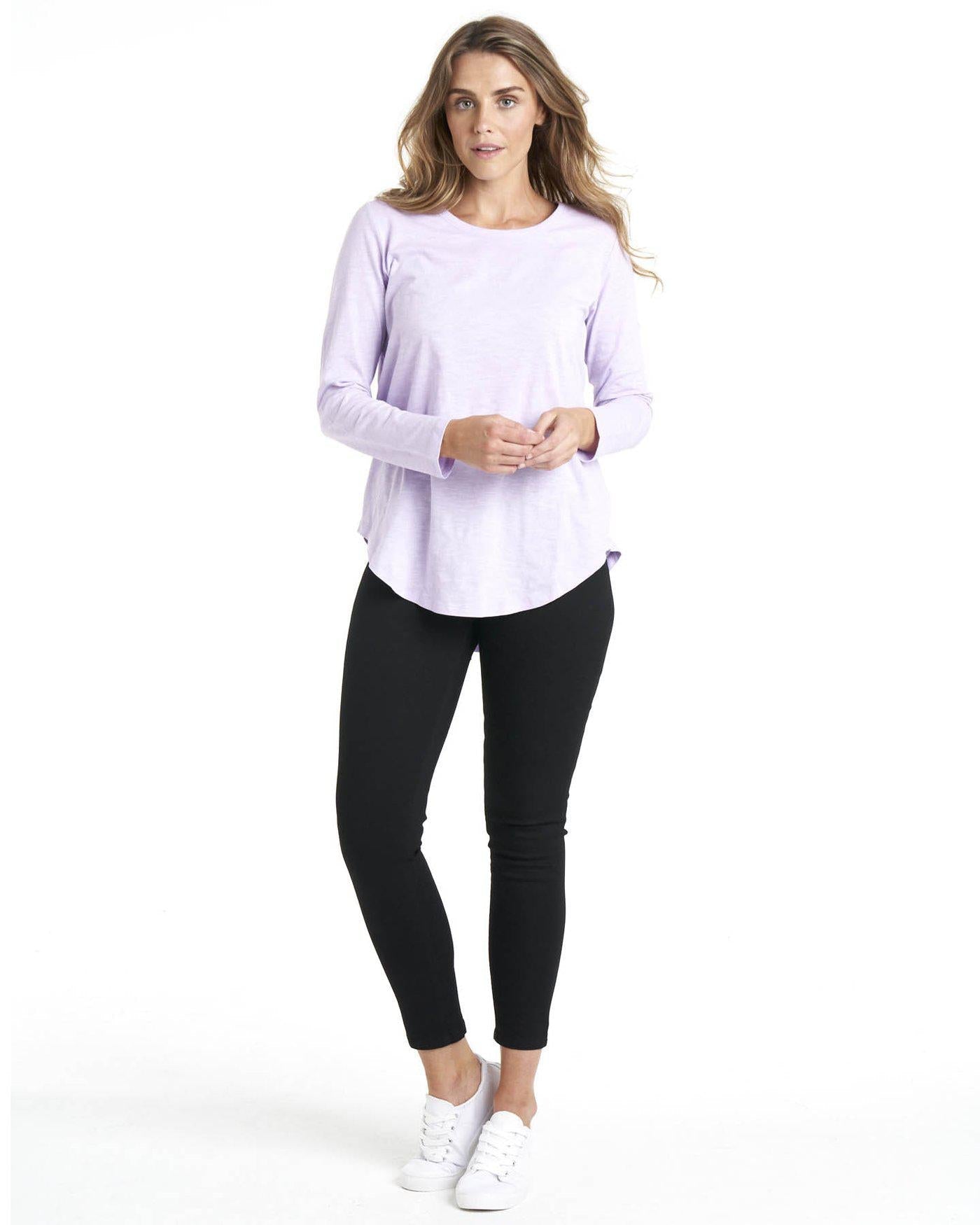 Megan Long Sleeve Top - Periwinkle - Betty Basics - FUDGE Gifts Home Lifestyle
