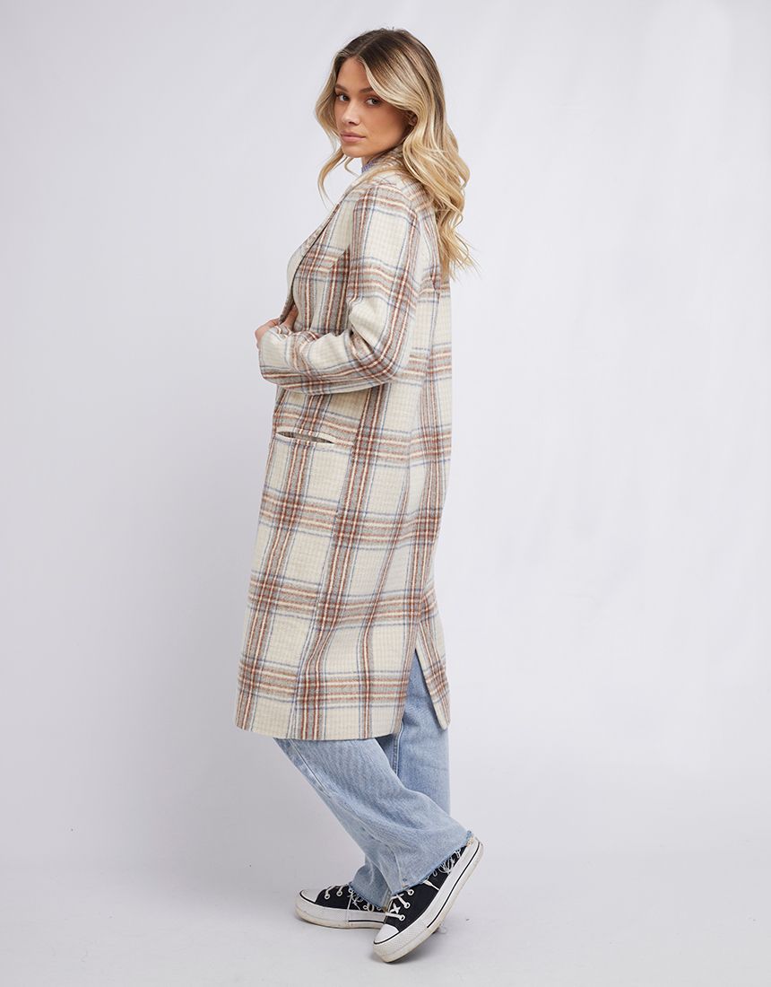 Phillipa Check Coat - Check - All About Eve