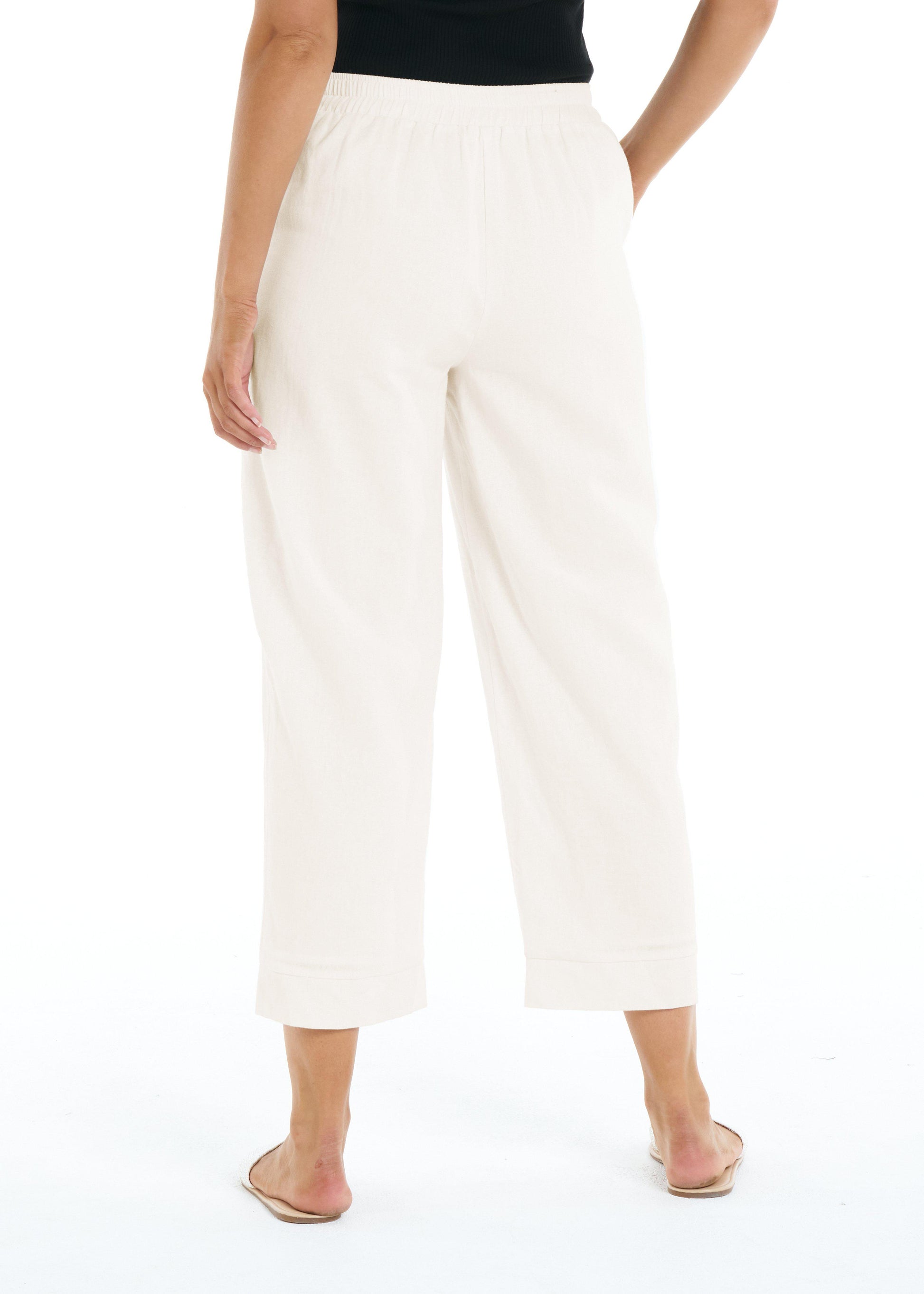 Parker Pant - White - Betty Basics – FUDGE Gifts Home Lifestyle