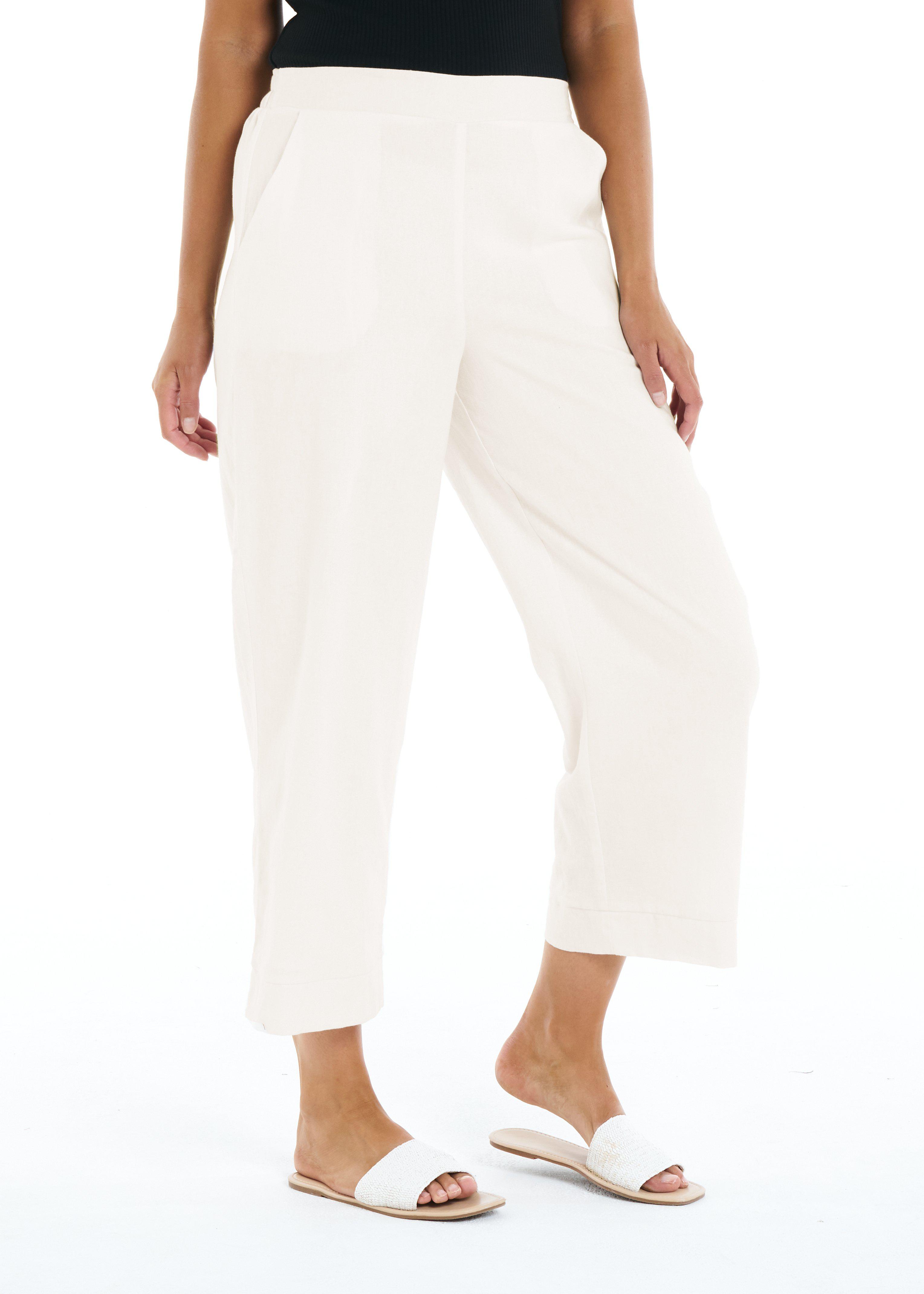 Parker Pant - White - Betty Basics – FUDGE Gifts Home Lifestyle