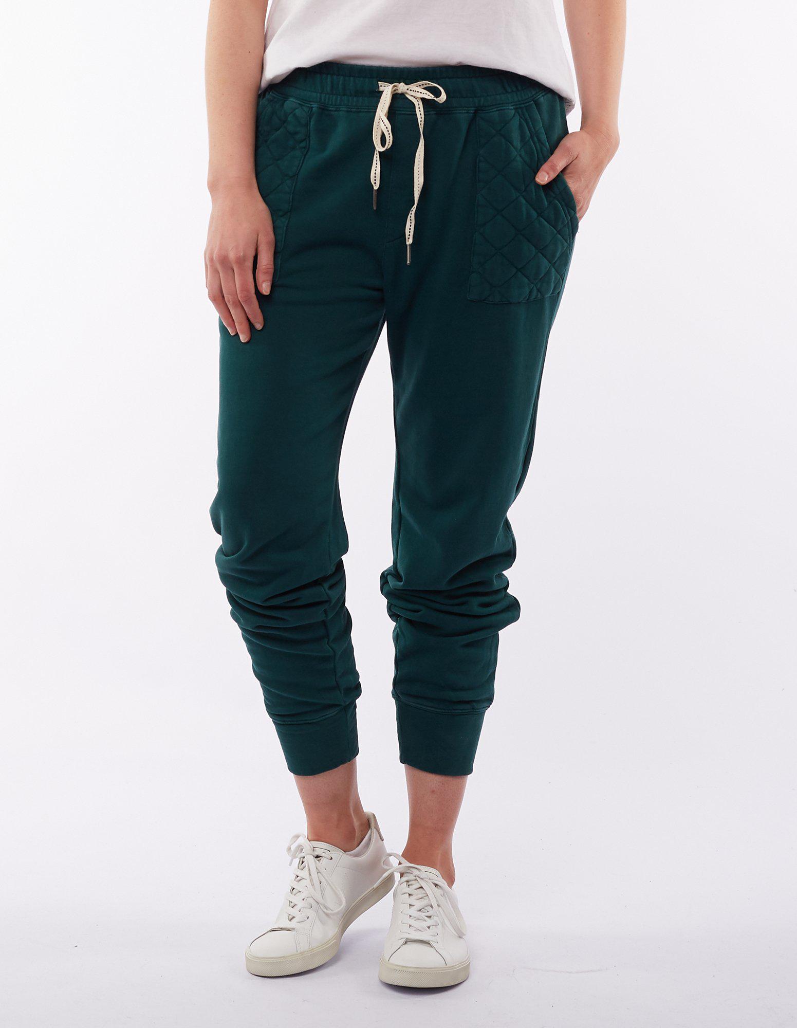 Quilted Pocket Pant - Alpine Green - Elm Lifestyle - FUDGE Gifts Home Lifestyle