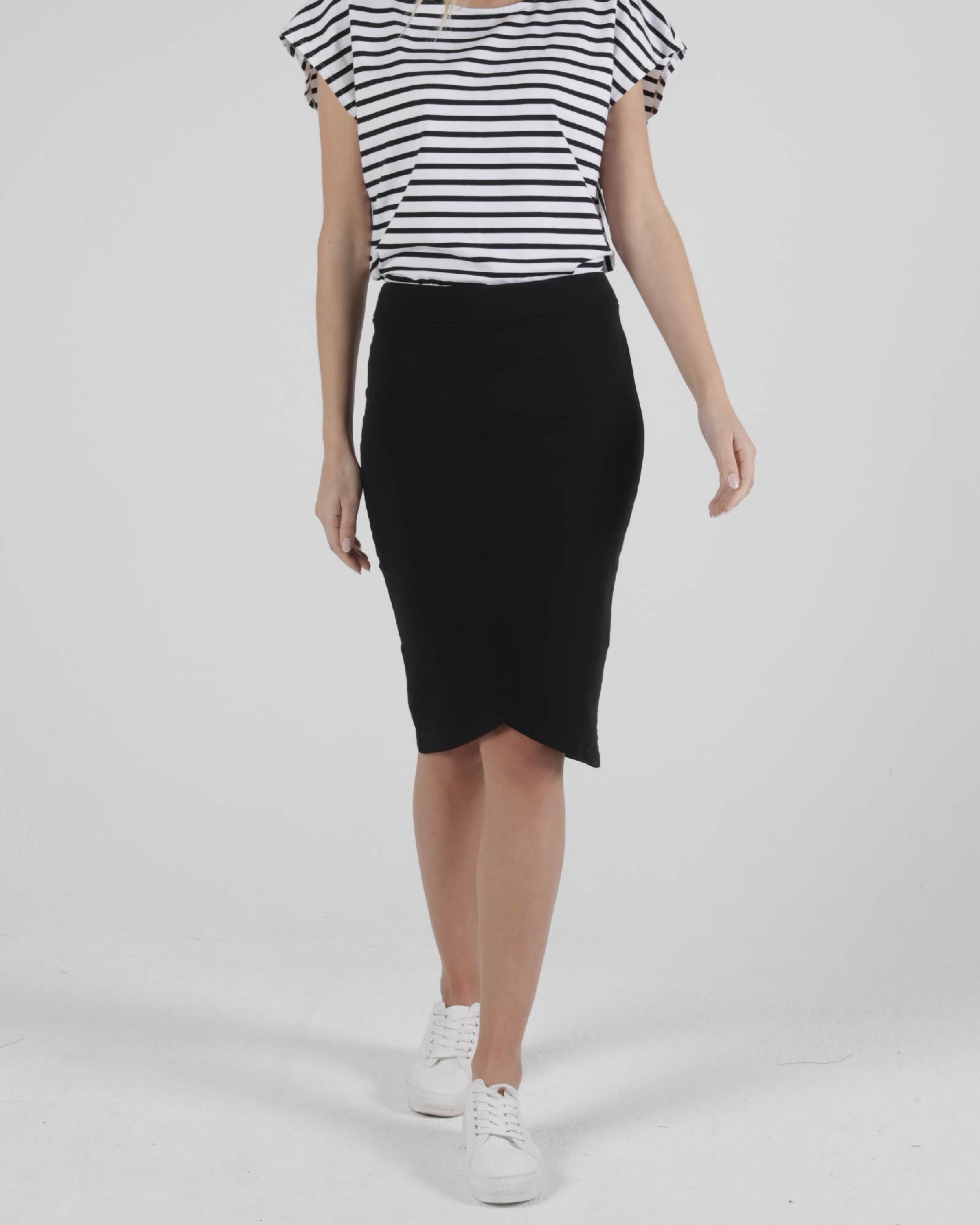 Siri Skirt - Black - Betty Basics - FUDGE Gifts Home Lifestyle