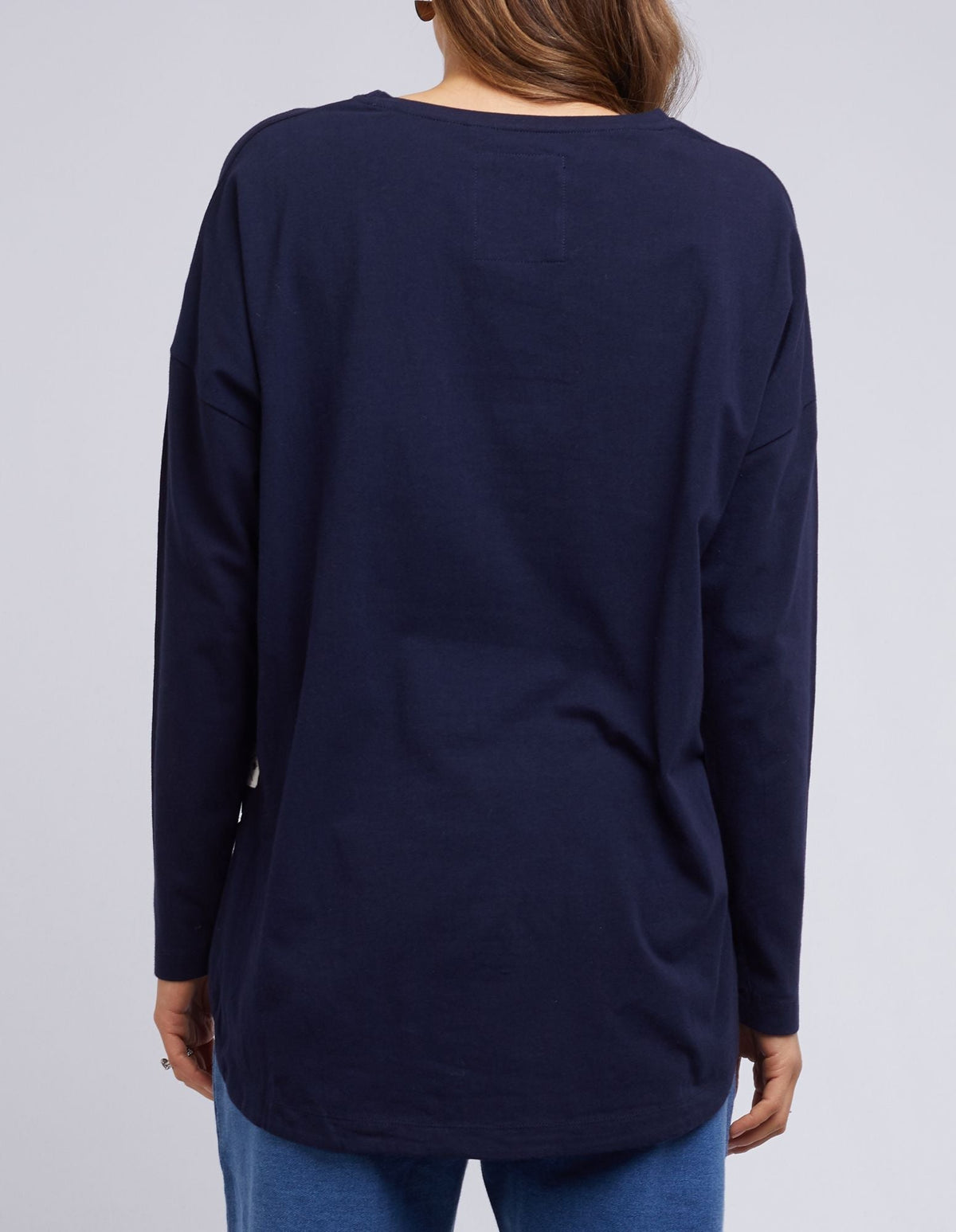 Society L/S Tee - Navy - Elm Lifestyle - FUDGE Gifts Home Lifestyle