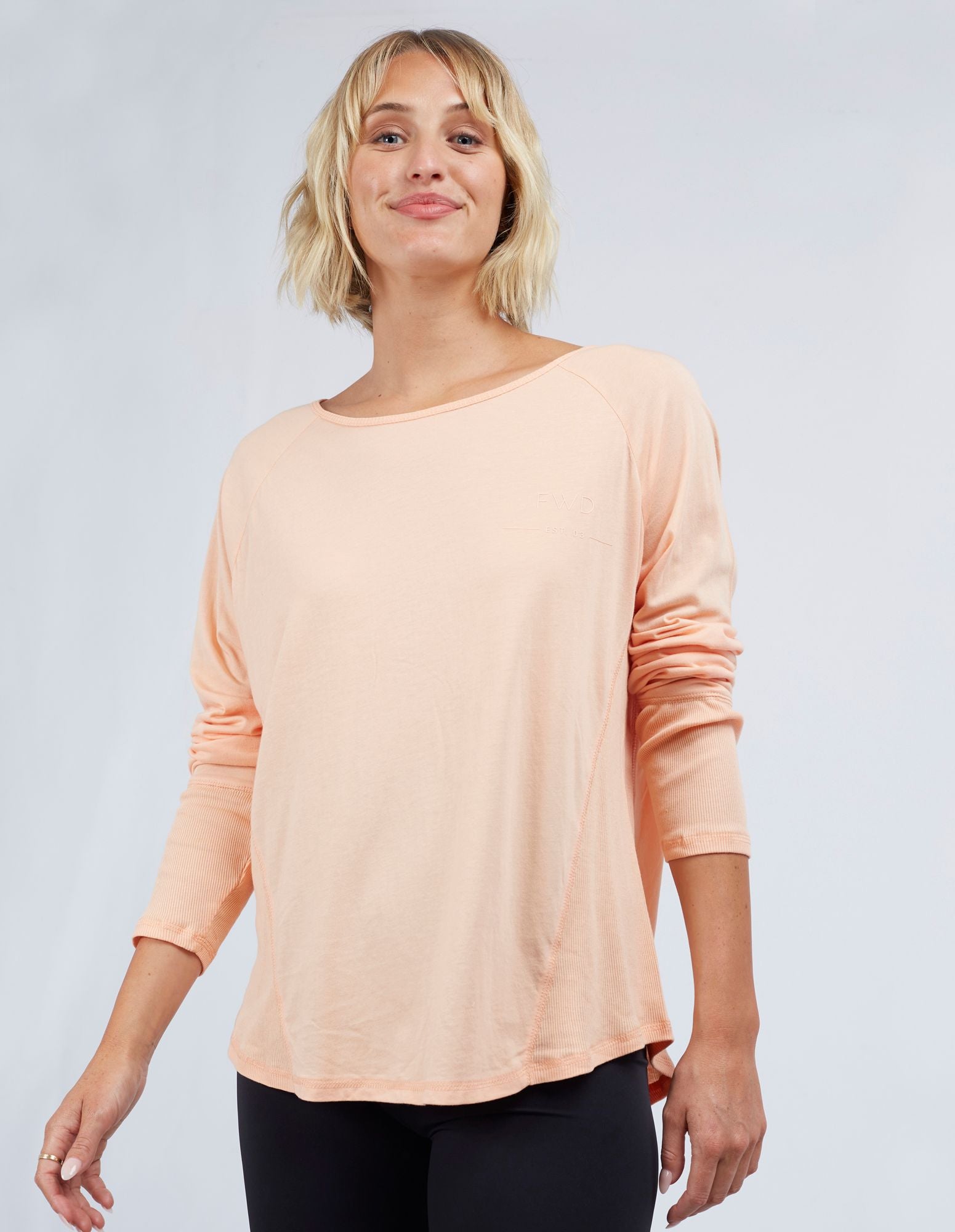 Extend L/S Tee - Melon - Foxwood - FUDGE Gifts Home Lifestyle