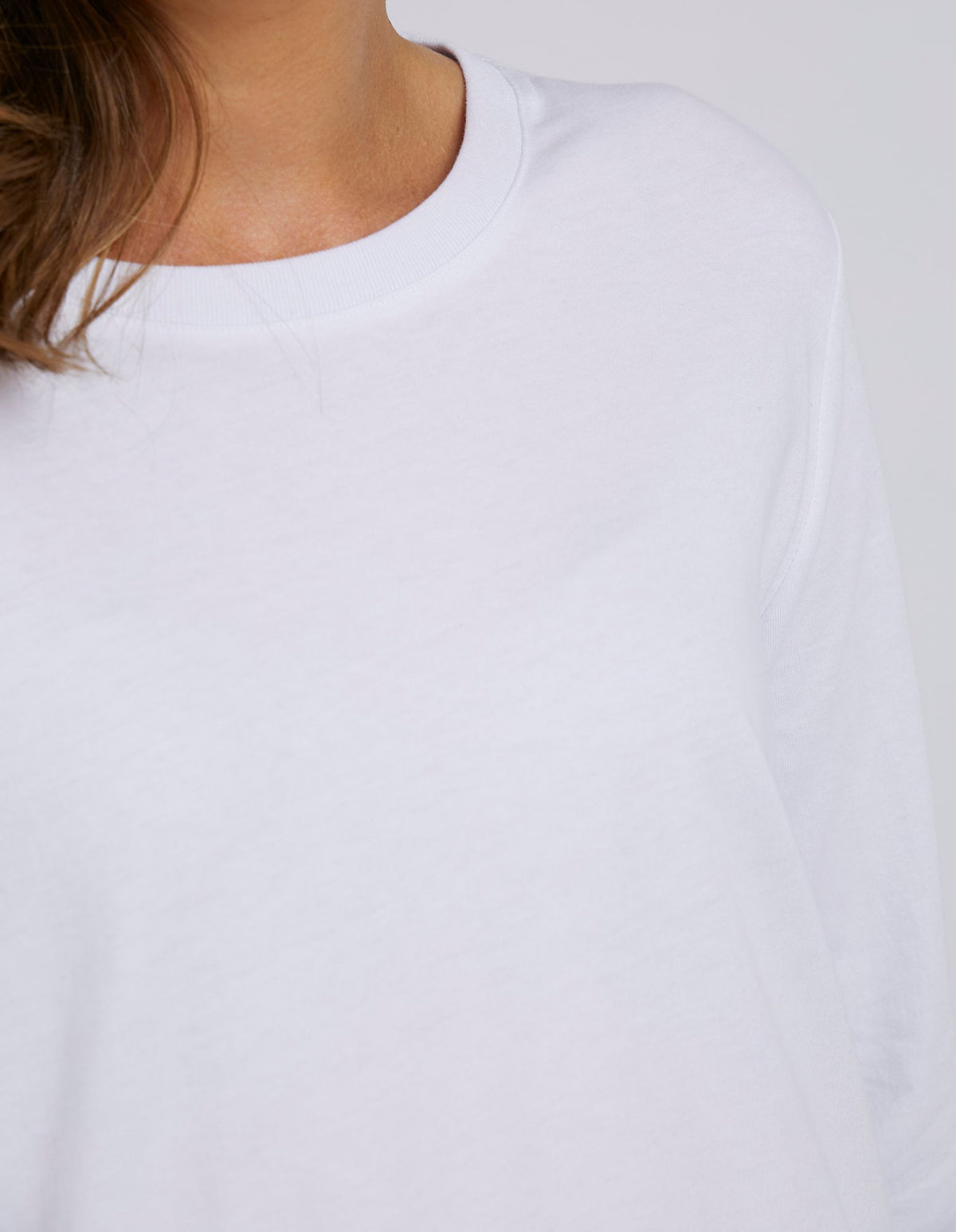 Manly Long Sleeve Tee - White - Foxwood - FUDGE Gifts Home Lifestyle